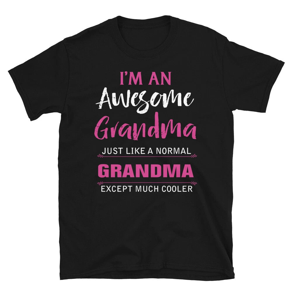Awesome Grandma Funny Cute Grandma Mom Humor T-Shirt