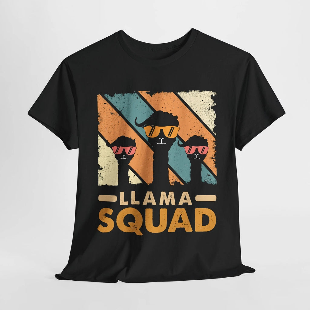 Llama Squad T-Shirt | Cute Mom Life Tee | Funny Motherhood Shirt