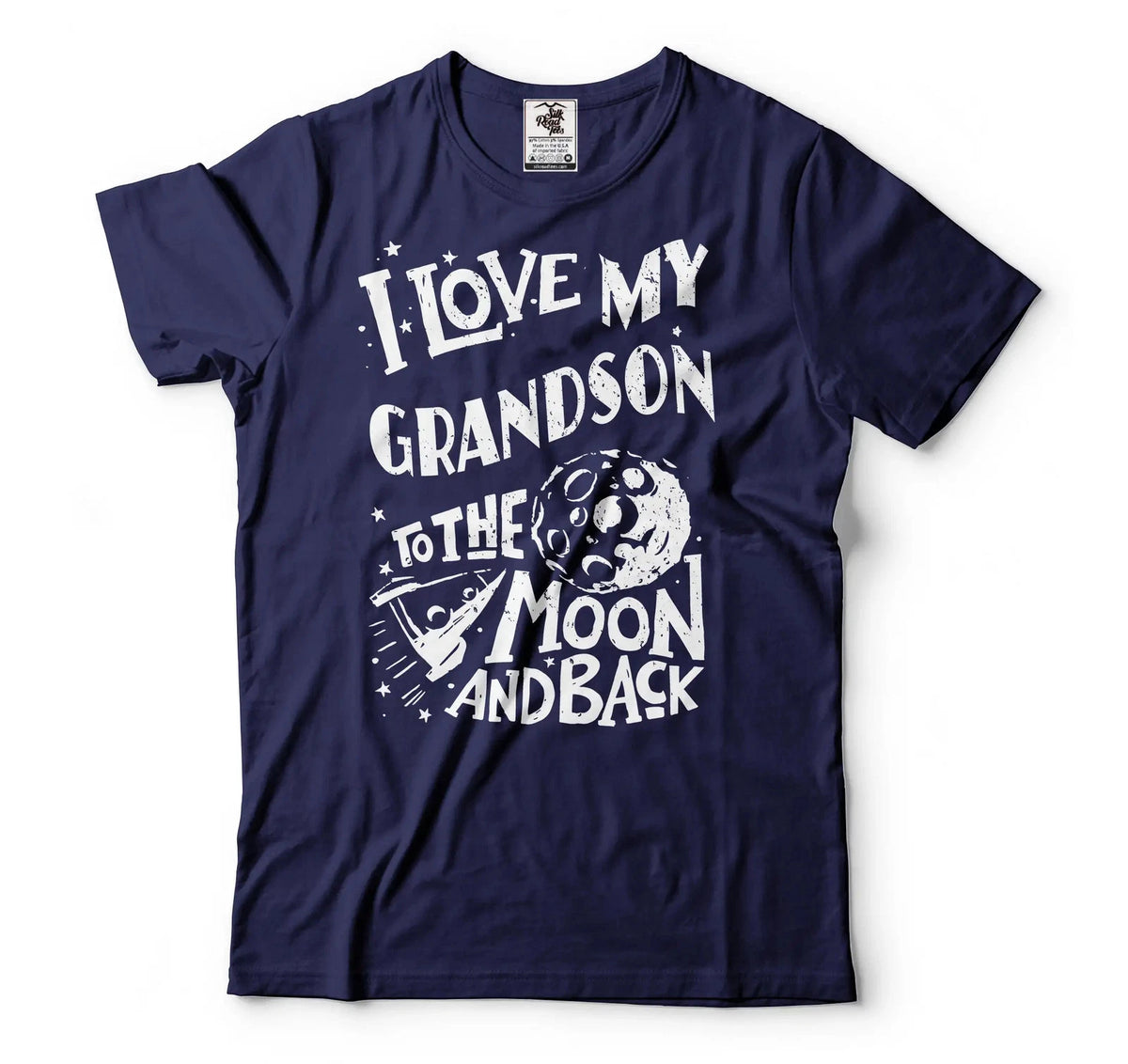 I Love My Grandson T-Shirt Grandpa Grandma Shirts Mother's Day Grandma Shirt