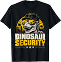 Halloween Dinosaur Security Funny Mom Dad Women Men T-Shirt