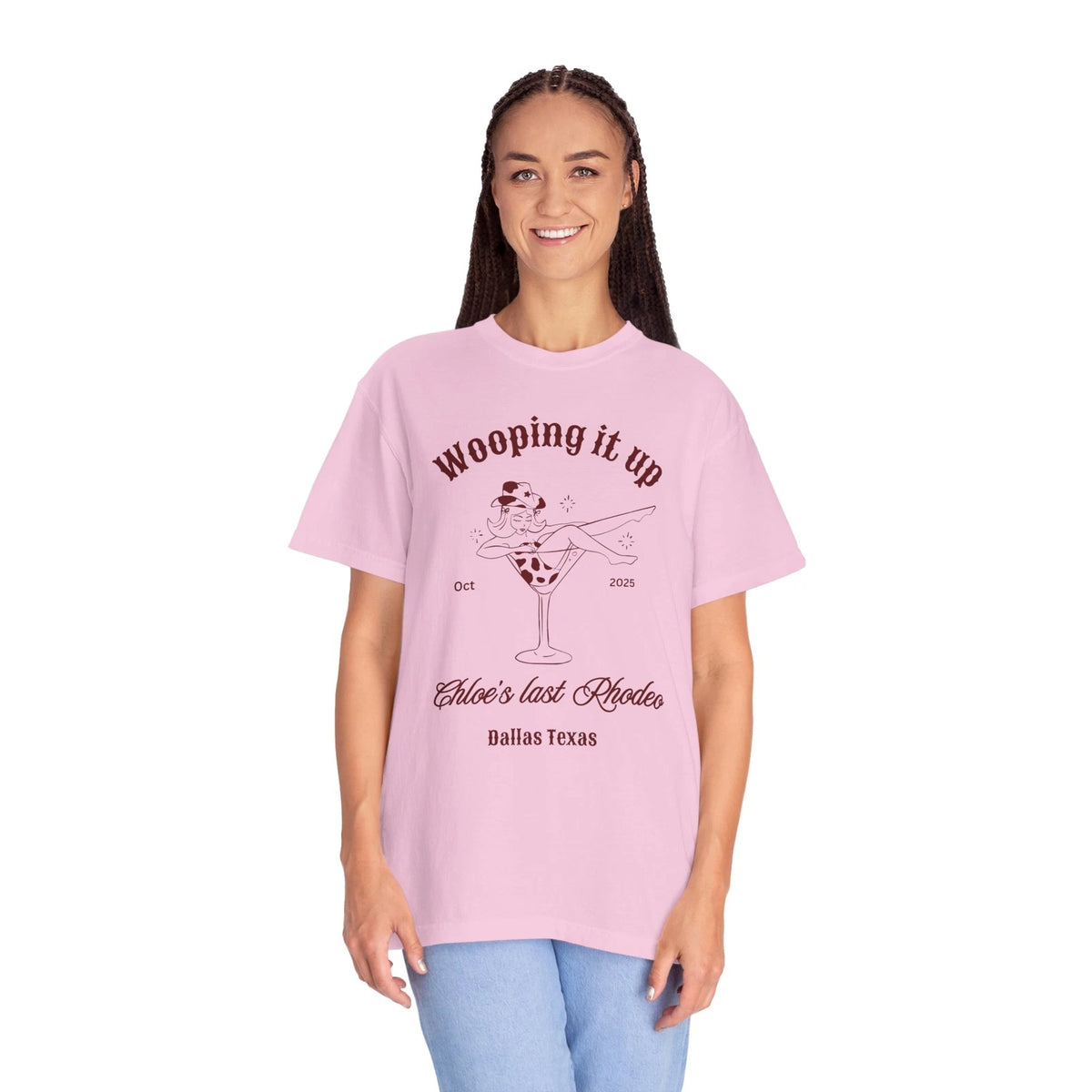 Cowgirl Bridesmaid, "Whooping it Up" T-Shirt, Custom Event Tee, Plus size,