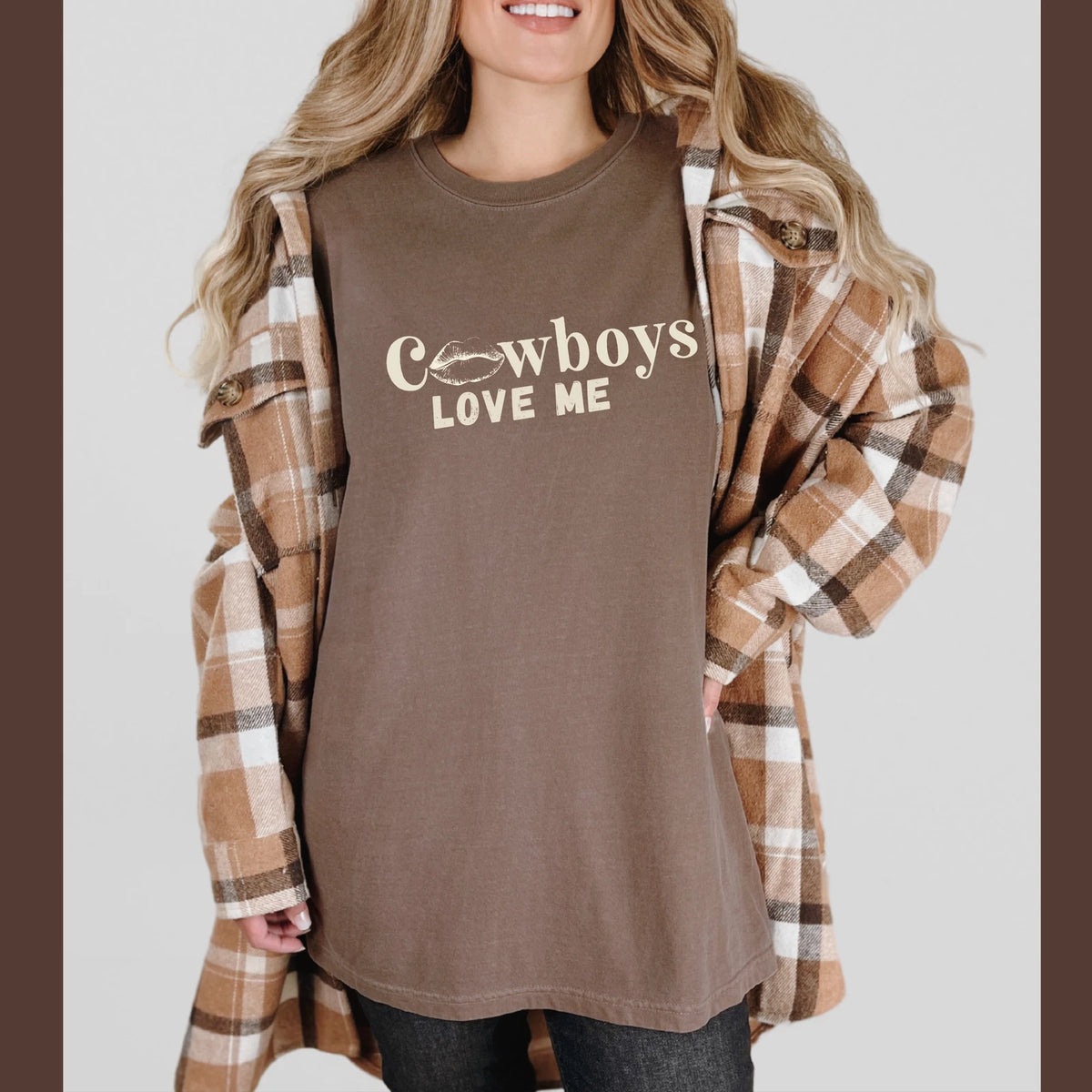 Cowboys Love Me Western Cowgirl Shirt I Love Cowboys Vintage Texas Country Shirt