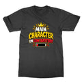 Main Character On Low Battery Funny Social Battery Introvert T Shirt