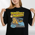Democracy Manifest Retro Comic T-Shirt