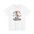 Snowman Peppermint Stick Shirt Christmas Cold Season Gift Women Antique Tee