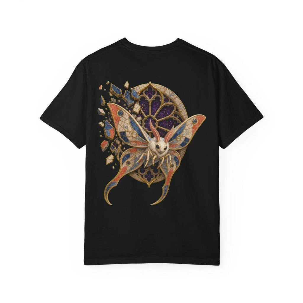 Rose Window Luna Moth Back Print Tee