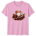 Hot Cocoa Chocolate Coffee Beans T-Shirt Barista Coffee