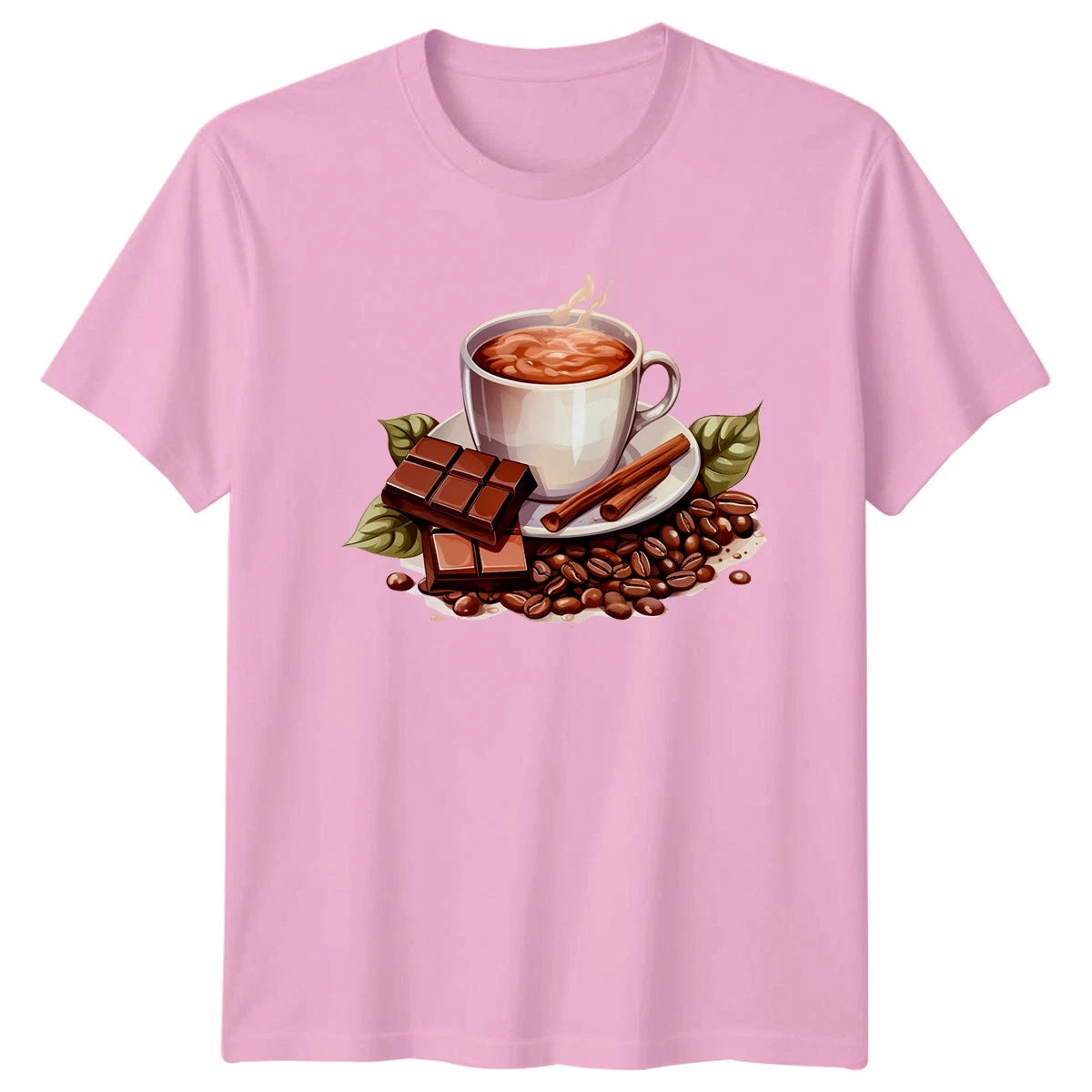 Hot Cocoa Chocolate Coffee Beans T-Shirt Barista Coffee