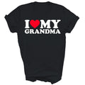 I Love My Grandma I Heart My Mama Grandmother Nana Shirt