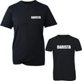 Barista LC & Back T-Shirt Coffee Shop Brewer Work Wear Front & Back Unisex Top