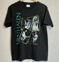 80s Van Halen Live Concert Tour Black Unisex T-shirt Size