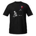 Funny Skeleton Balloon Halloween T Shirt Adult Humor Unisex NEW (S-3XL) Black