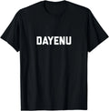 BEST NEW! Dayenu Enough Jewish Torah Passover Jews Seder Hanukkah Tee S-3XL