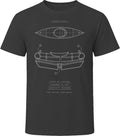 Kayak Patent Blueprint Kayaker Paddler Whitewater Gift T Shirt