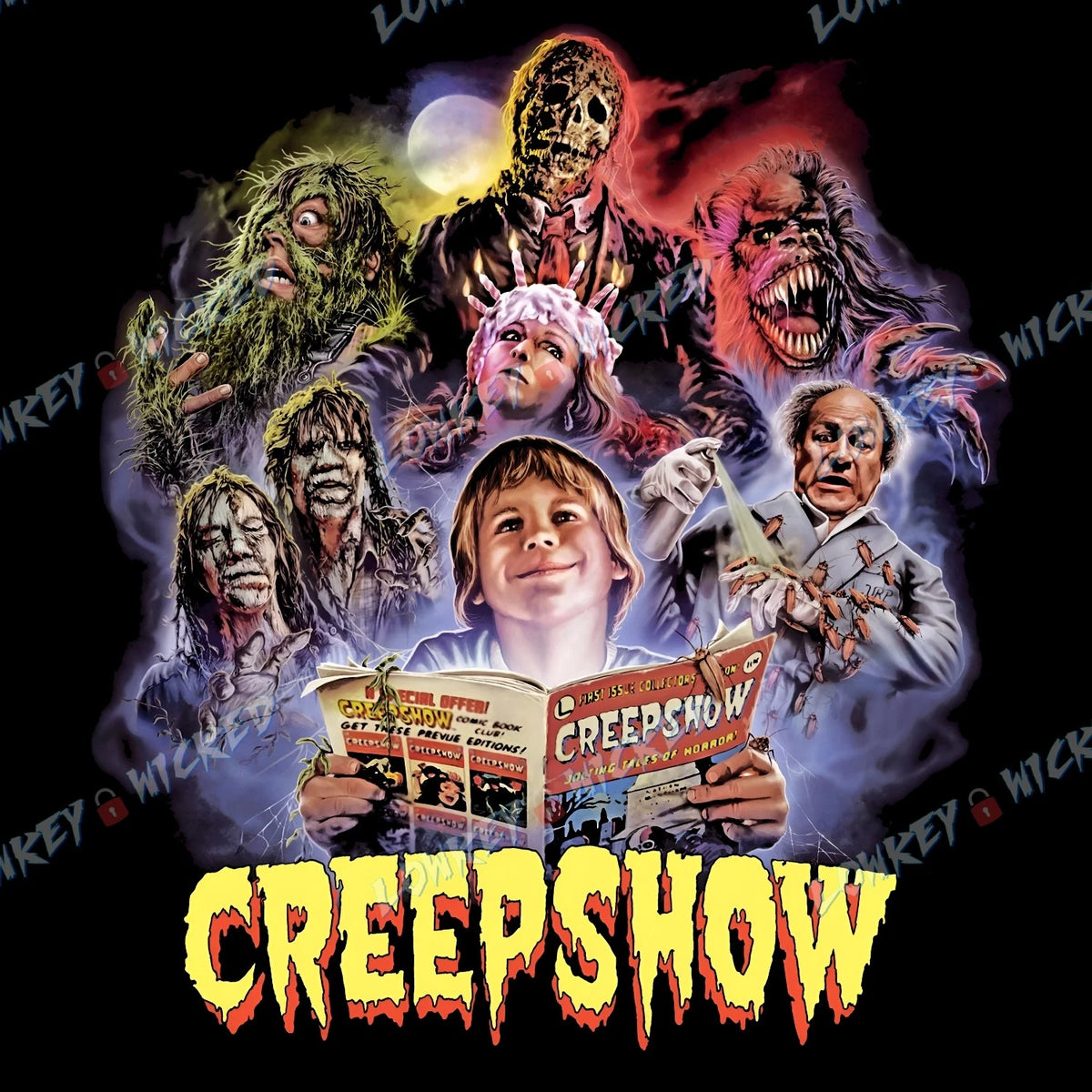 Creepshow T-Shirt | Horror Movie Graphic Art | Stephen King, George Romero