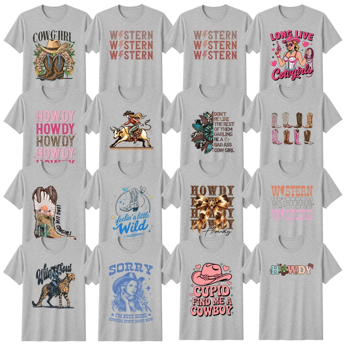 Boho Cowgirl T-Shirt Country Rodeo Western Gift