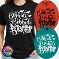 Bibbidi Bobbidi Boo T-Shirt Fun Pumpkin Halloween Tee Unisex Autumn Top S-2XL