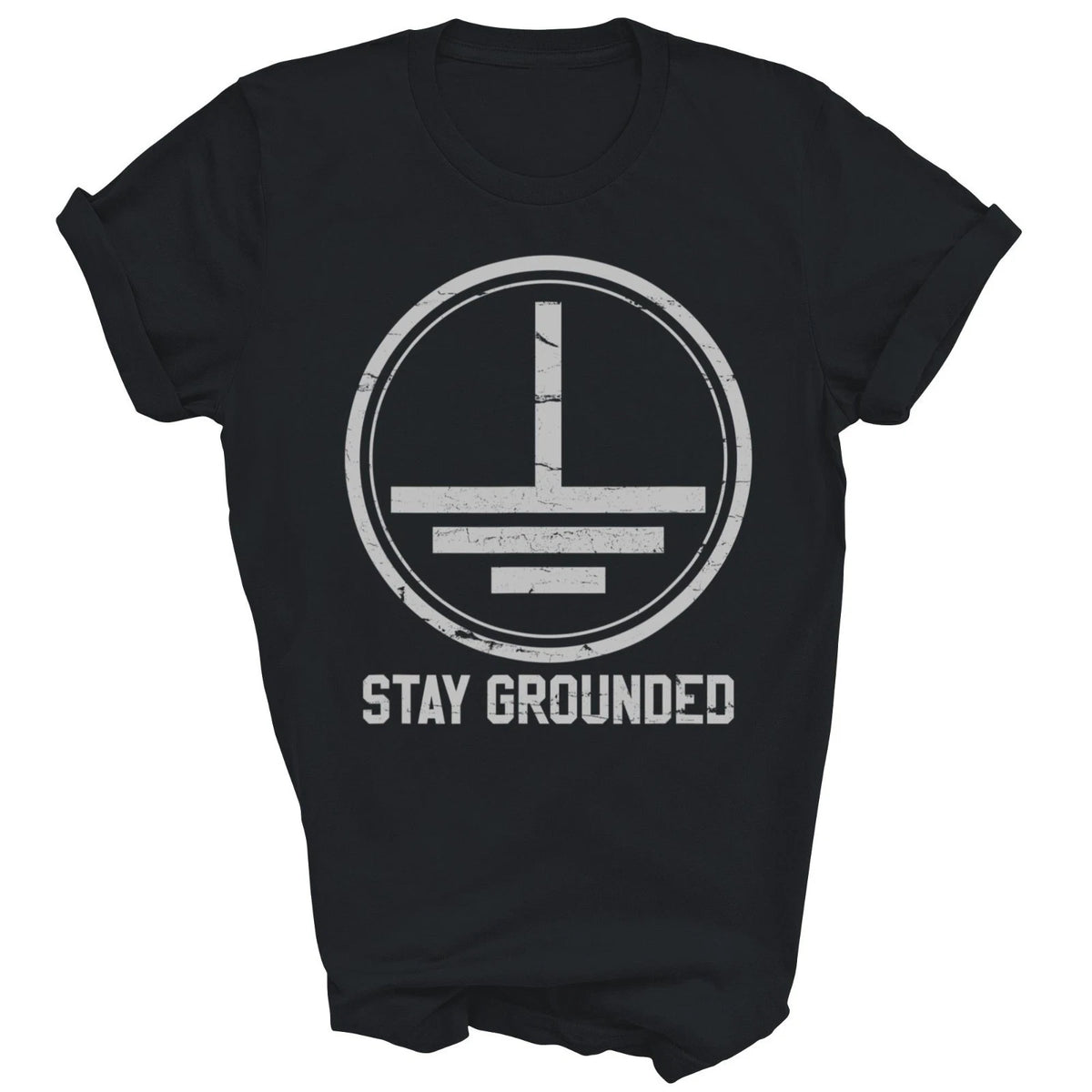 Electrician Stay Grounded Funny Technician Electrical Engineer Unisex Shirt Gift