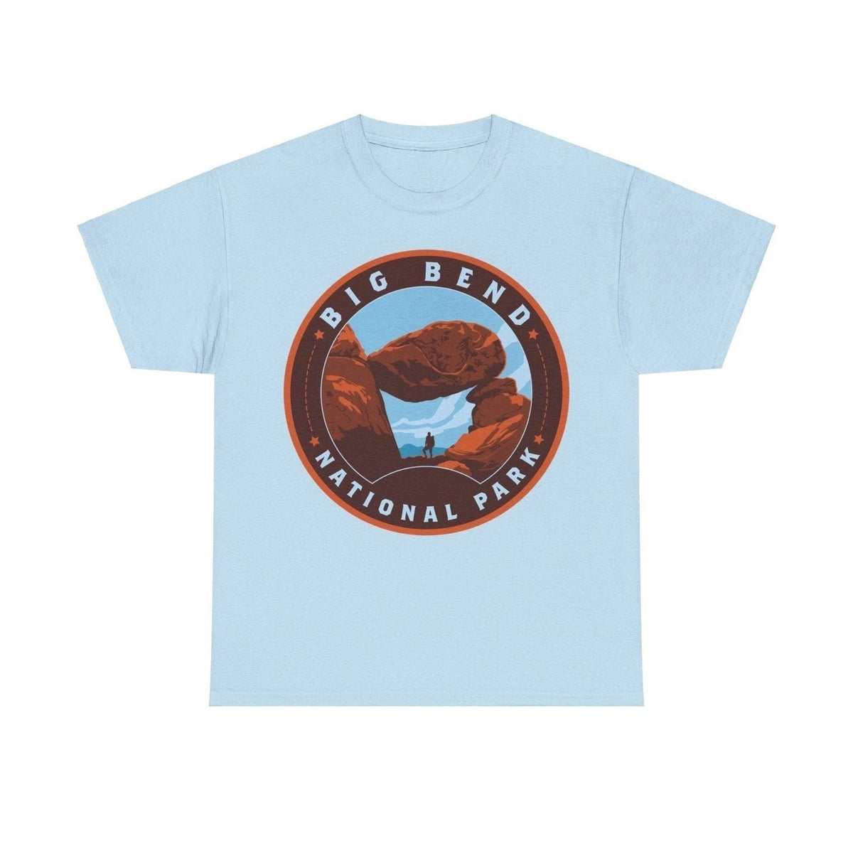 Big Bend National Park Texas Round Logo T-shirt