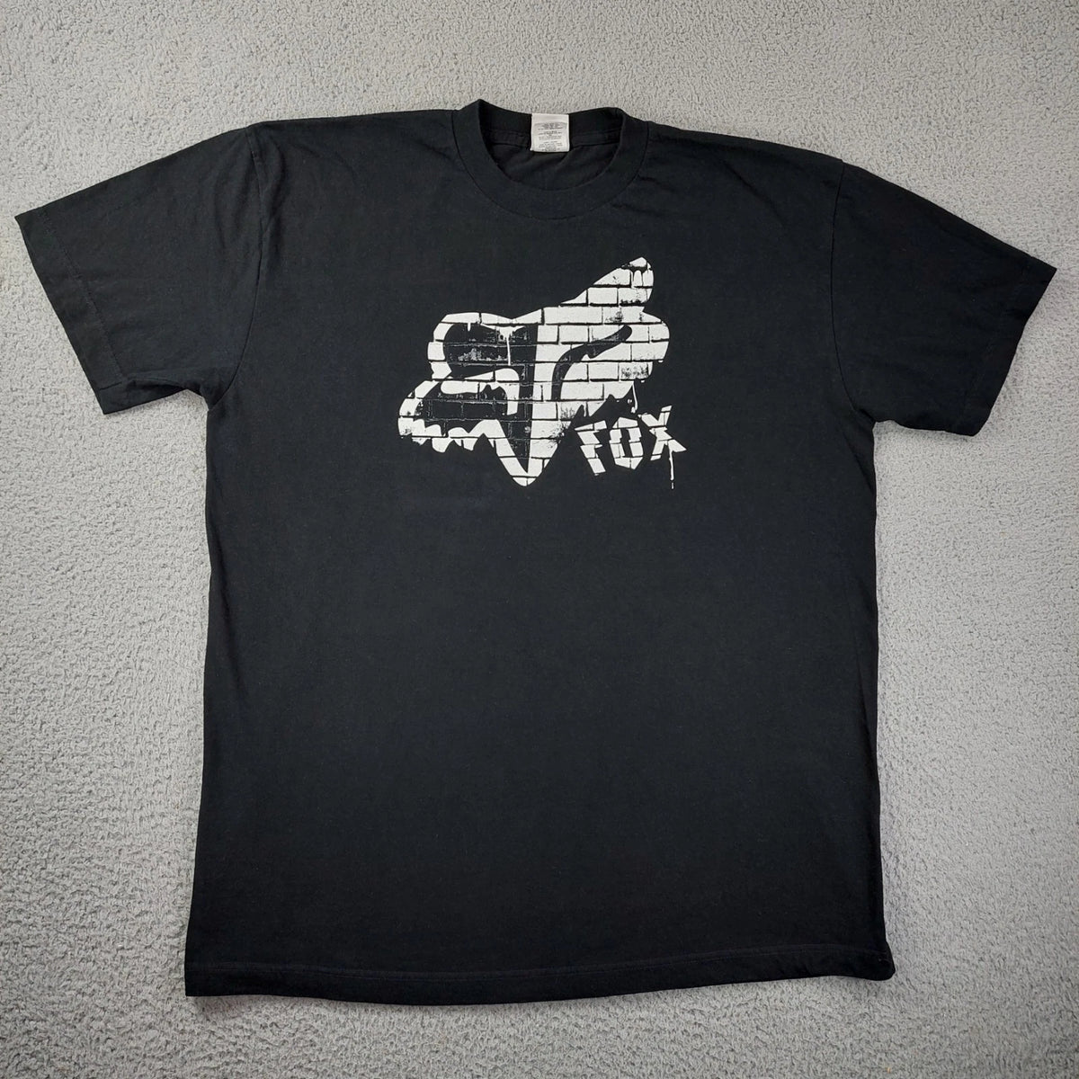 Vintage Y2k Fox Racing Logo T Shirt Men's Size XL Graffiti 2000s Grunge Skater