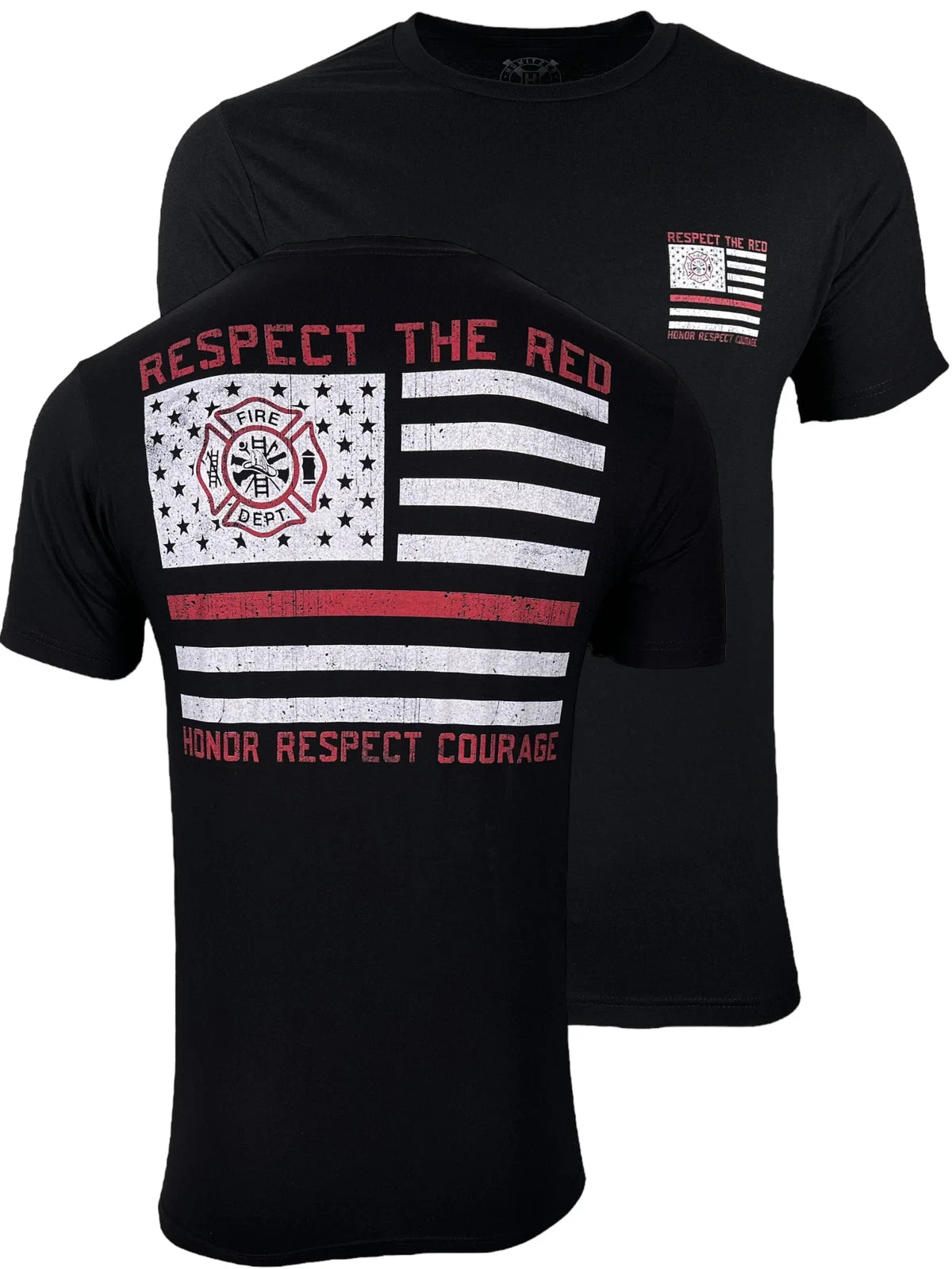 Howitzer Style Men's T-Shirt Respect courage Military Grunt MFG