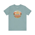 Vintage Surf Van T-Shirt, Retro Beach Sunset Camping Vanlife California Travel