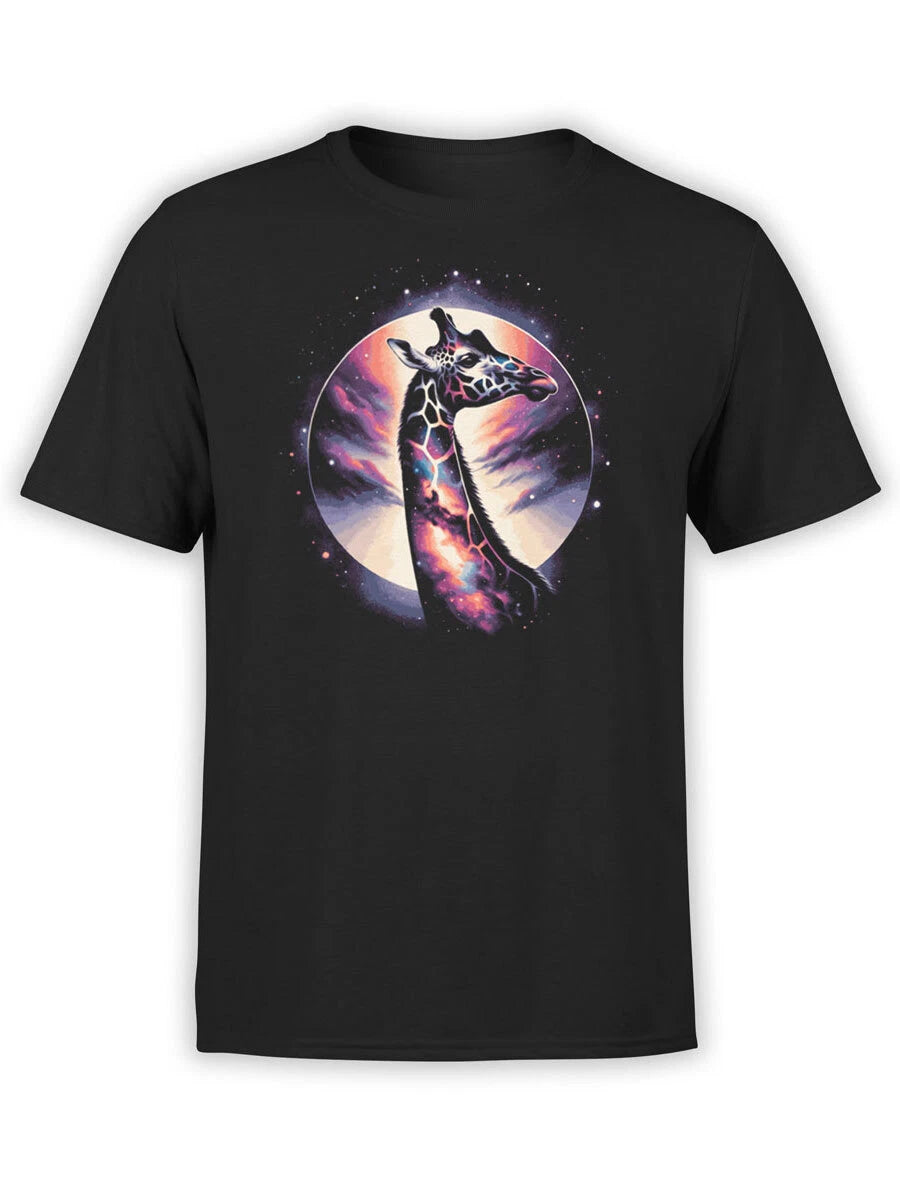 FANTUCCI Unisex T-Shirts | Space Giraffe T-Shirt | 100% Cotton
