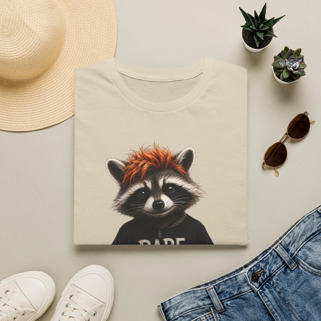 Rare Species Ginger Raccoon redhead gift funny Shirt | Cute Animal Graphic Tee