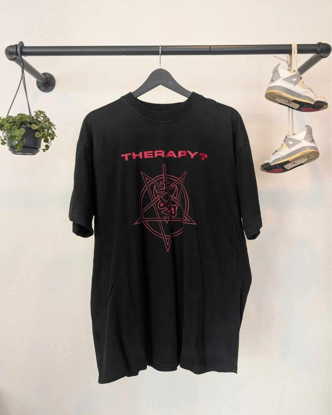Vintage 90s Therapy? European Tour T-Shirt — XL | Rare Vintage Band Tee