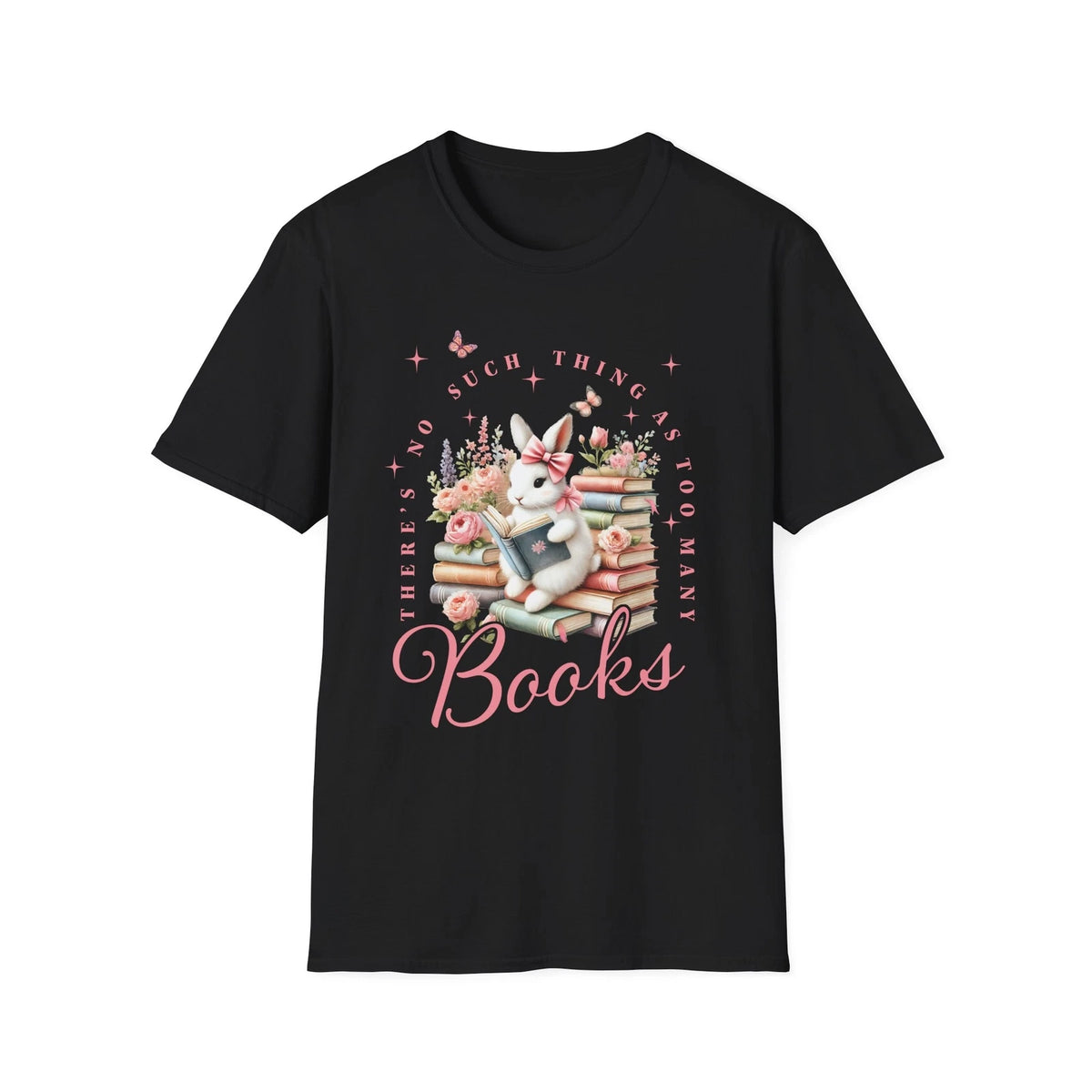 Adorable Reading T-Shirt, Book Lover Gift, Cute Unicorn Tee, Literary Apparel,