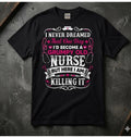 Nurse Registered LPN ER Funny Gift Cotton Tee Graphic Unisex T-shirt