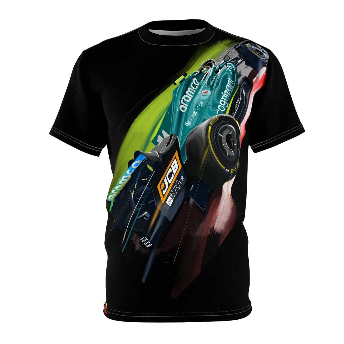 Fernando Alonso F1 Aston Martin racing all over print Unisex& Sew tshirt (AOP)