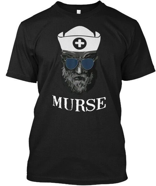 Cool Male Nurse - Murse T-Shirt Made in the USA Size S to 5XL