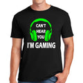 Can't Hear You I'm Gaming Headset Video Games Gamer Funny Mens Kids T Shirt Top