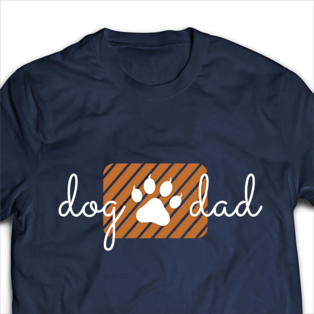 DOG DAD Printed T Shirt 2021 Fathers Day Dog Lover Gift For Him Summer Tee Tops