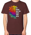 My Brain Has Too Many Tabs Open T-Shirt Men Women Unisex Overthinking Top