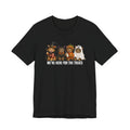 Halloween Cats Shirt, Spooky cat Graphic tee, Funny cats here for the treats