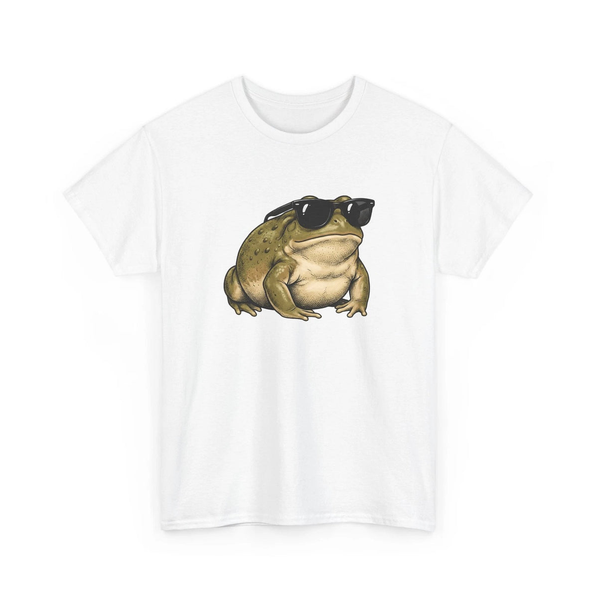 Frog Sunnies Shirt Animals Jokes Gift Women Line Art Tee Toad T-Shirt Creature
