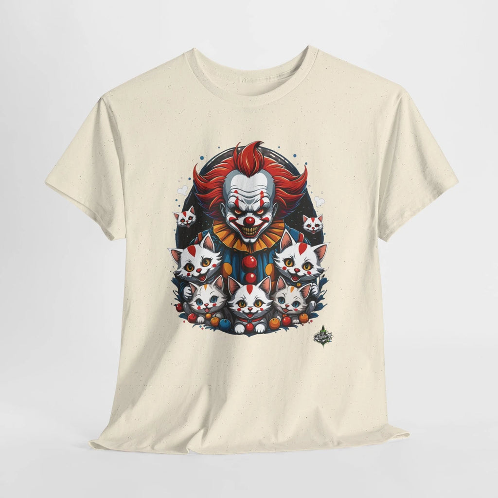 Clowning Around with Kittens T-Shirt | Horror Cat Crew, Creepy Cute