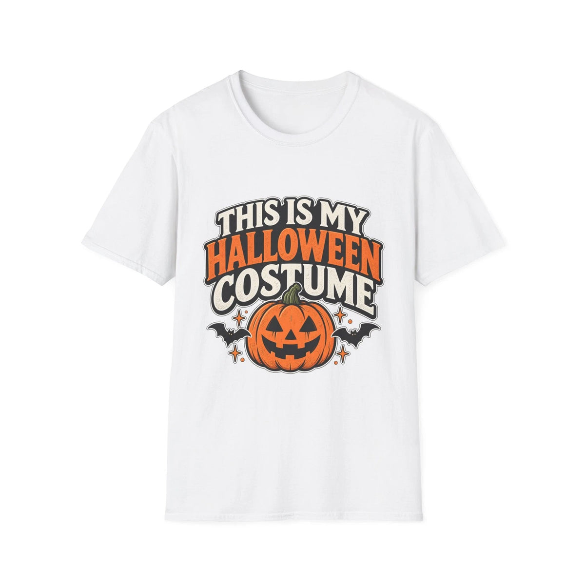 This Is My Halloween Costume T Shirt Funny Pumpkin Lazy Costume Tee