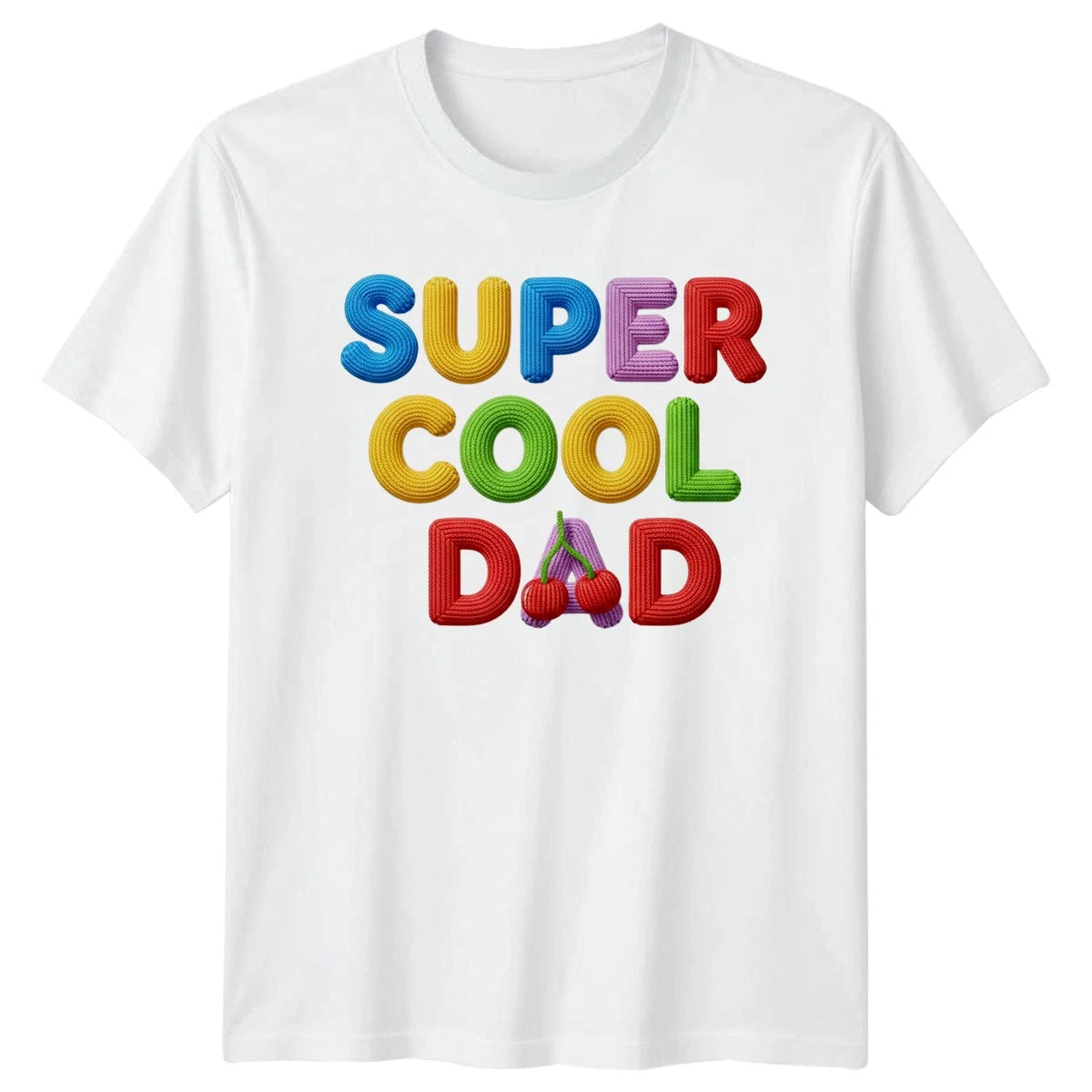 Super Cool Dad Mens T-Shirt Trendy Dad Fatherhood Fathers Day Gift For Him