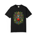 Frog Continue Arcade Creature T-Shirt Black Front Print Comfort Colors 1717