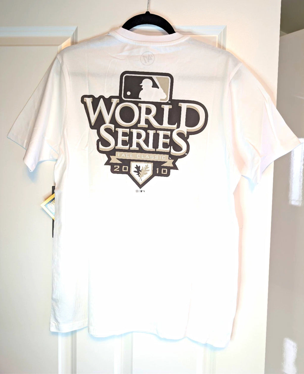47 Brand San Francisco Giants MLB T Shirt Men S White 2010 World Series Baseball