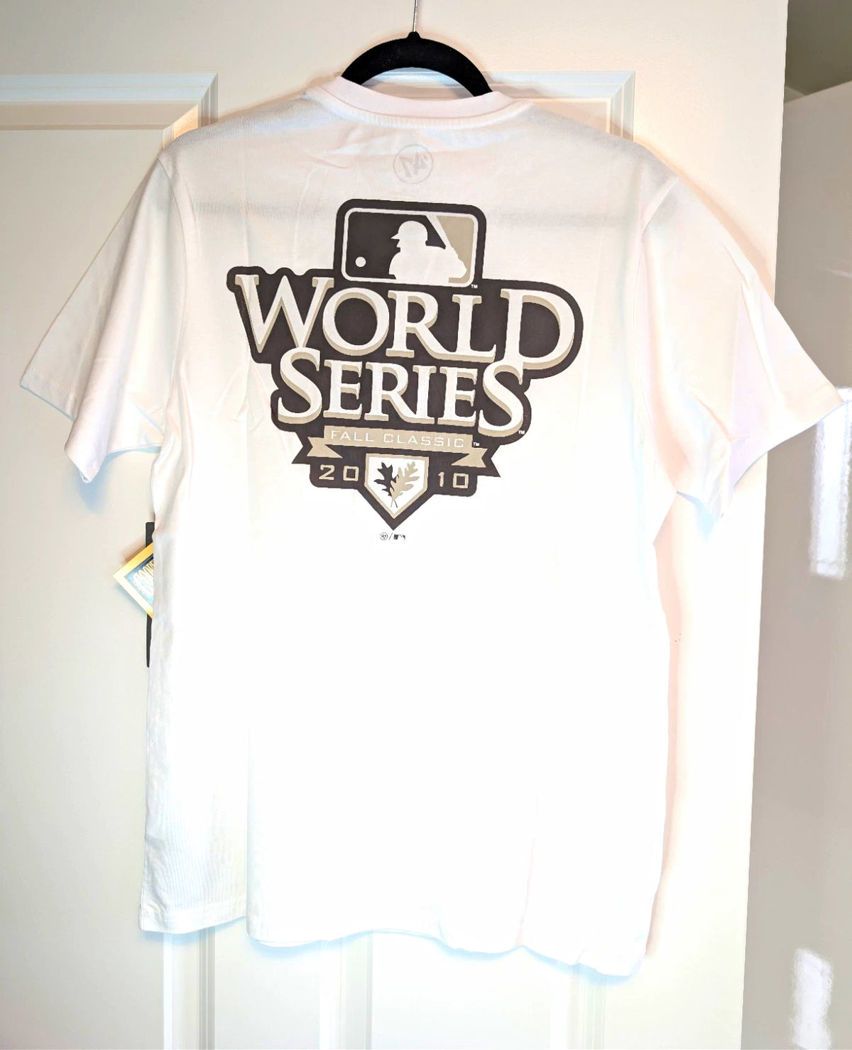 47 Brand San Francisco Giants MLB T Shirt Men S White 2010 World Series Baseball