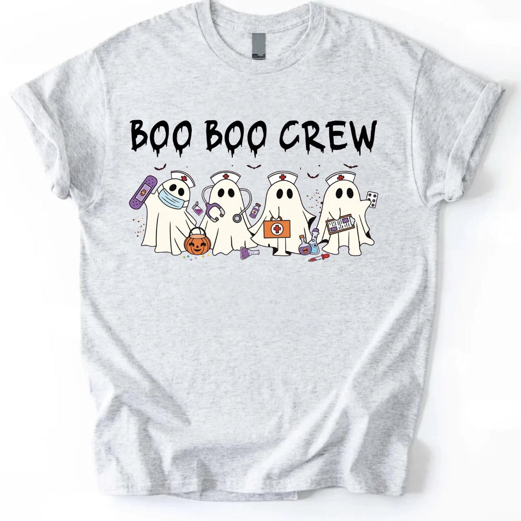 Boo Boo Crew Nurse Ghosts Halloween Unisex T-Shirt