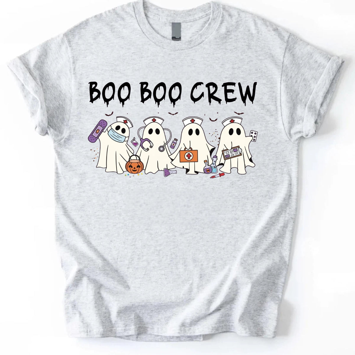 Boo Boo Crew Nurse Ghosts Halloween Unisex T-Shirt