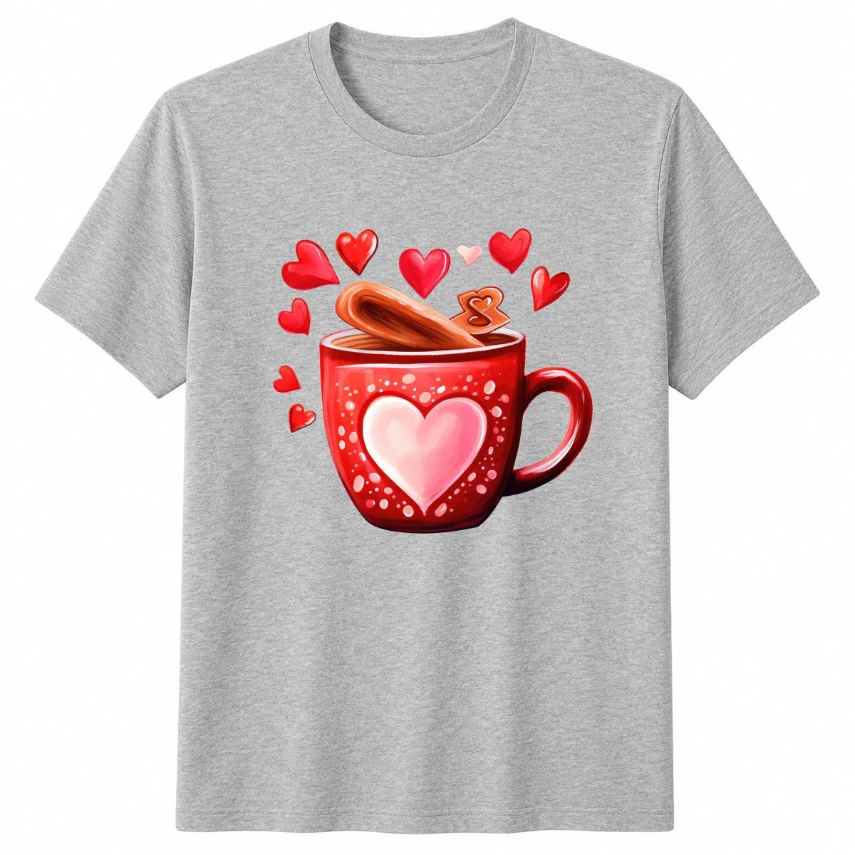 Cute Hot Chocolate T-Shirt Ice Cream Valentines Day Gift