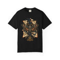 Inkwing Moth Gilded Ink Graphic T-Shirt Black Front Print Comfort Colors 1717