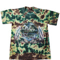 Vintage Yellow Stone Shirt Mens S Bald Eagle Tie-dye Nature National Park Tee