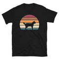 Retro Sunset Kitten Feline Pet Highlander Lynx Cat Short-Sleeve Unisex T-Shirt